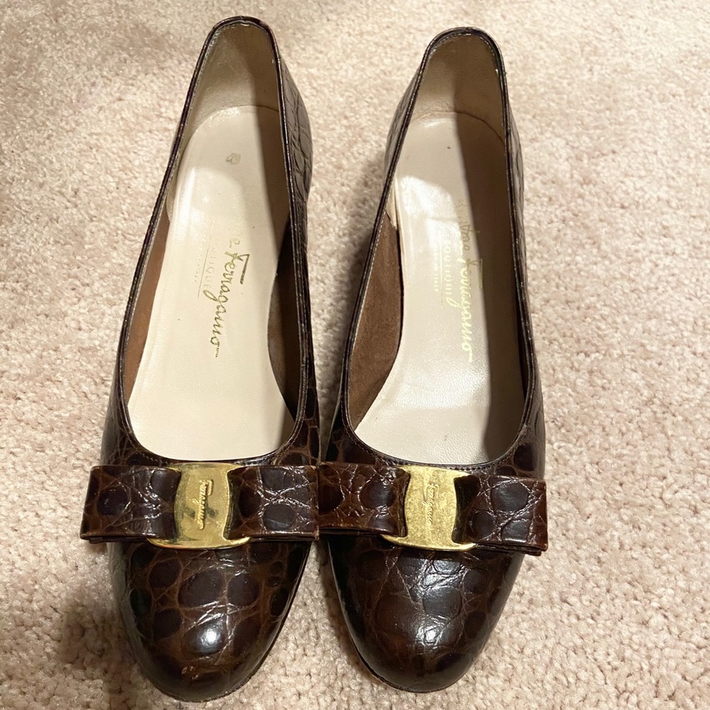 Salvatore Ferragamo Kitten Heels